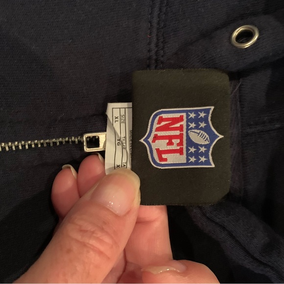 new england patriots nfl superbowl 2015 champions  zip up hoodie mens xl - Picture 3 of 3
